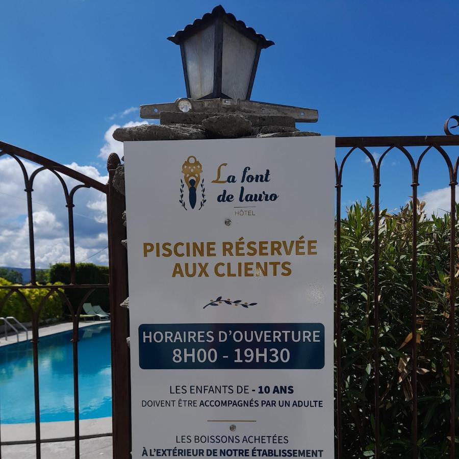 Hotel Font De Lauro Saumane-de-Vaucluse Exterior photo